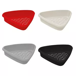 Sink Tidy Organizer Kitchen Corner Drainer Plastic Storage Holder Rack Tray Soap - Picture 1 of 37