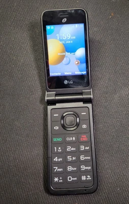 Teléfono abatible LG Classic Flip (L125DL) 8 GB - gris (TracFone) - IMEI limpio - H4127 Foto 1 de 4