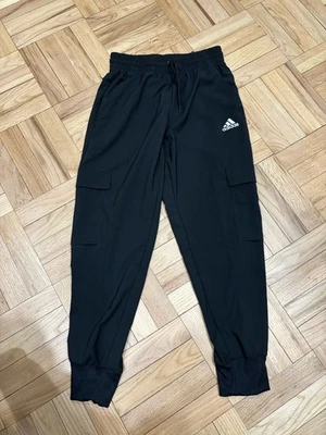 adidas Essentials Cargo Pants Mens Black Casual Athletic Bottoms HA4348 Small - Image 1 of 4