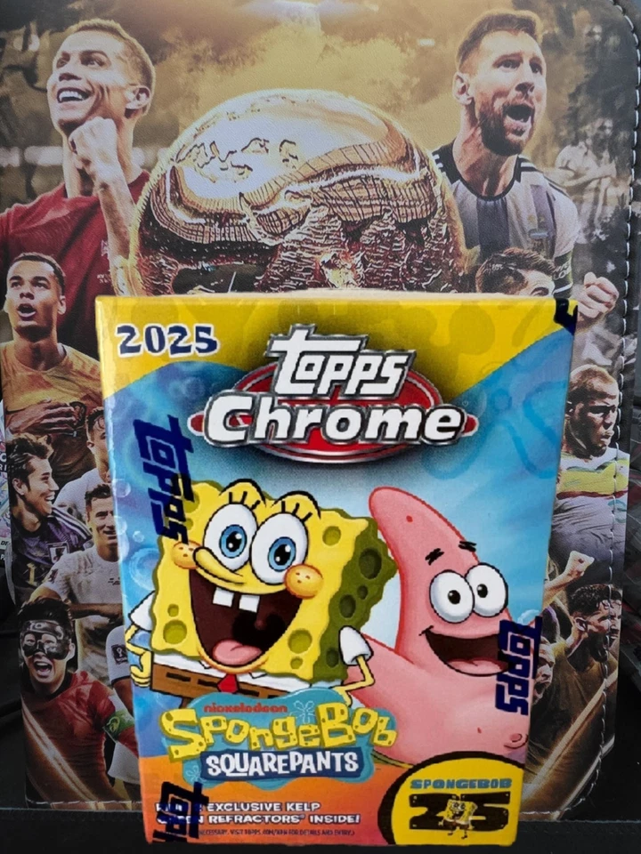 2025 Topps Chrome SpongeBob 25th Anniversary Value Box Sealed OVP - Bild 1 von 1