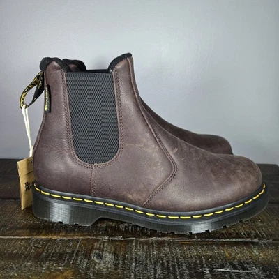 Dr Martens 2976 Womens Size 11 Leather Chelsea Boots Brown Warmwair - Image 1 of 4