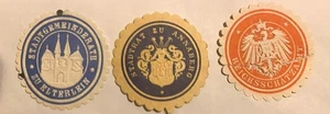 Siegelmarken  um 1910, Elterlein, Annaberg, Reichsschatzamt (gebrochenes Siegel) - Bild 1 von 1