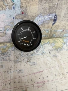 Quicksilver Marine #19000A1 Tachometer Guge 0-6000 RPM. - Picture 1 of 3