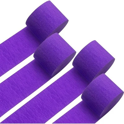 Serpentinas de papel crepé decoraciones de fiesta hágalo usted mismo manualidades cumpleaños baby shower eventos Foto 1 de 4