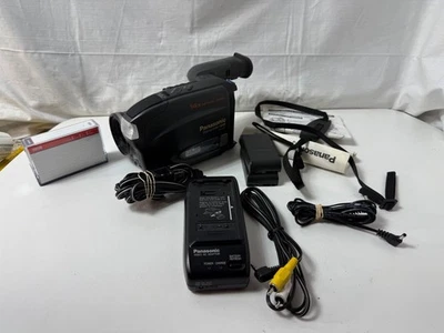 Panasonic PV-A207D VHS-C Camcorder w/charger , battery, tape  -Tested & Working- - Image 1 of 4