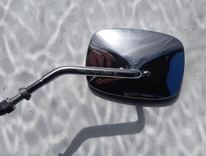 Harley Mirror 90's Chrome Short Stem LH Good Used 91892-88A - Picture 1 of 5