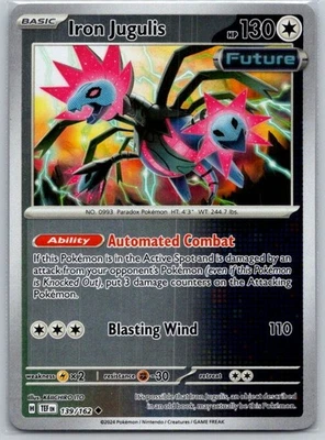 Iron Jugulis 139/162 Reverse Holo SV05: Temporal Forces NM - Image 1 of 2