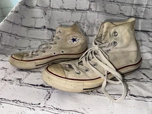 Converse All Star Chuck Taylor High Top weiß Herrengröße 6 Damengröße 8 grungy " - Bild 1 von 7