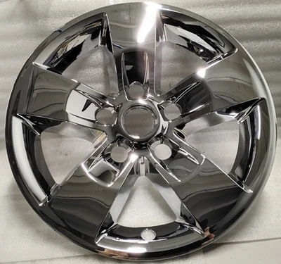 2013-2018 Dodge Ram 1500 Chrome 17" Wheel Skin Cover Simulator IWCIMP-345x - Image 1 of 4