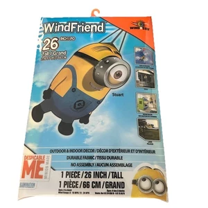 X-Kites WindFriend Minion Stuart 3D Nylon Windsock, 26" Alto Despicable Me - Imagen 1 de 3