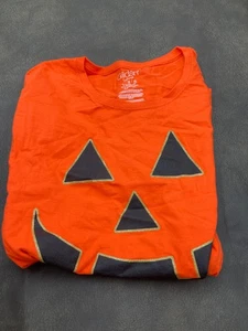 Women's Jack O Lantern Pumpkin Halloween Gildan Tee Shirt Size XL FREE SHIP - Picture 1 of 4