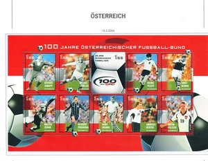 XE54047 Austria 2004 football cup soccer good sheet MNH - Picture 1 of 1