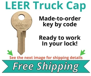 LEER Truck Cap Keys Topper Tonneau Cover Replacement Key Cut to Code J353 - Picture 1 of 4
