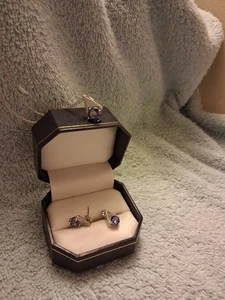 Tansanit Ohrringe/Halskette - Bild 1 von 6