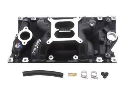 Edelbrock 75163 Performer RPM AIR-GAP SB Chevy Vortec Black Intake Manifold - Image 1 of 2