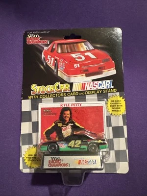 KYLE PETTY #42 MELLO YELLOW CAR 1991 Racing Champions   Stock Car - Image 1 of 2