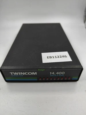 Twincom Image 14.400 Data Fax Modem - Used, Powers On, Cosmetic Wear - Image 1 of 4