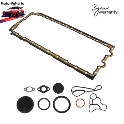 For BMW M135i 335i 435i 535i X5 X6 N55 N54 Oil Cooler Seal/Oil Pan Gasket Set w Foto 1 de 4