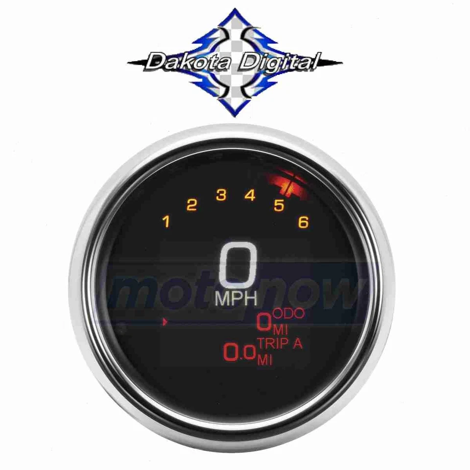 Dakota Digital MLX Series Gauge for 2012-2017 Harley Davidson FLS Softail qg Foto 1 de 4