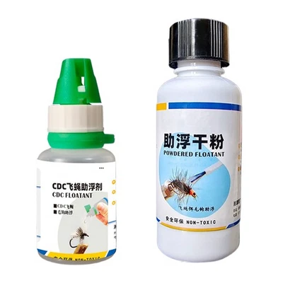 Fly Fishing Floatant Fly Tying Powder Fly Floatant Fishing Bait First-rate - Image 1 of 4