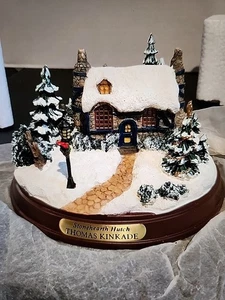 THOMAS KINKADE Lighted Cottage Collection "Stonehearth Hutch" Lighted Cottage - Picture 1 of 3