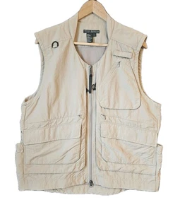 Royal Robbins Men’s L Field Guide Vest Khaki Travel Hiking Fishing Nylon - Picture 1 of 17
