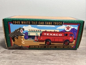 Ertl Collectibles Texaco 1949 White Tilt Cab Tank Truck Collectors Series Neu! - Bild 1 von 3