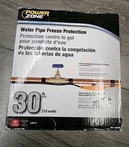 Power Zone 30 Ft Water Pipe Freeze Protection Heat Tape 9829508 - Picture 1 of 2