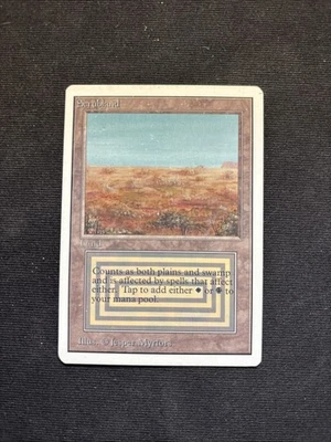 Scrubland Unlimited Edition Mtg Dual Land - Reserved List - - Image 1 of 4