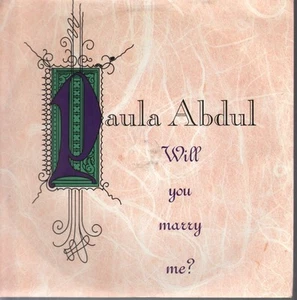 Paula Abdul Will You Marry Me 7" vinyl UK Virgin 1992 7" in slight ringwear to - Bild 1 von 2
