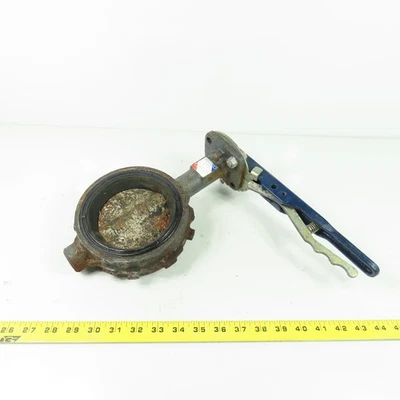 Válvula mariposa oblea de hierro dúctil Nibco WD3010 4" 250 PSI Foto 1 de 4
