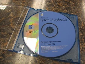 Vintage Apple Macintosh System 7.5 Update 2.0 for Mac OS CD-ROM - MB13 - Picture 1 of 4