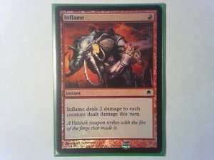 Foil Inflame Darksteel - Magic the Gathering Mtg Red - Picture 1 of 1