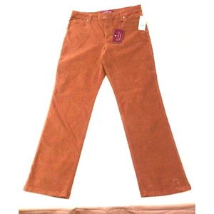 NWT Gloria Vanderbilt Amanda Slim Leg Jeans Smokey Mocha Size 16 Average Flex St - Picture 1 of 11