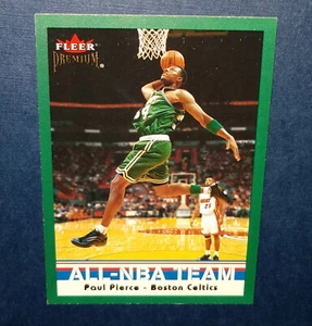 PAUL PIERCE FLEER PREMIUM SP RARE GREEN BORDER /300 BOSTON CELTICS HOF LEGEND - Picture 1 of 3