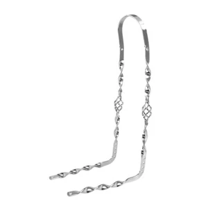 CHROME BIRDCAGED FLAT TWISTED Sissybar 90 Degree Bent for 20" Lowrider Bikes - Picture 1 of 1