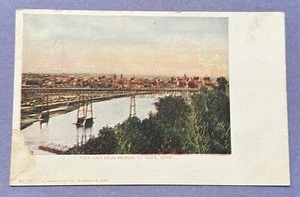 Postcard, City and High Bridge, St. Paul, Minn, No. 15 Mississippi V.O. Hammon - Picture 1 of 2