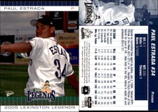 Paul Estrada 2005 MultiAd Lexington Legends #10 Card *AutographDen*