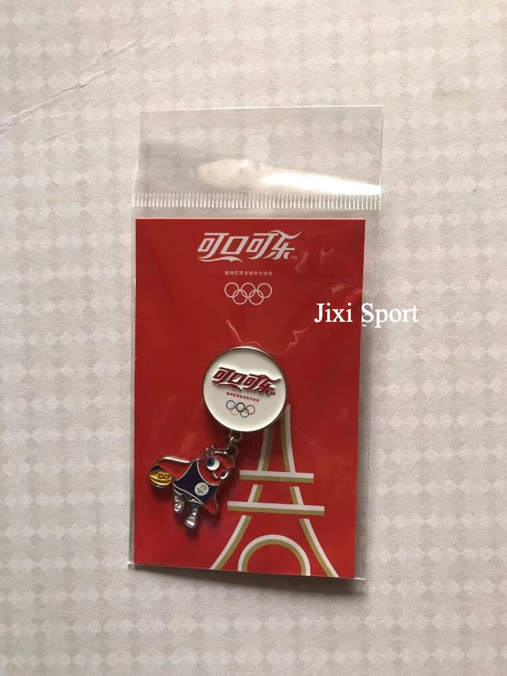 Sponsor Coca Cola Paris 2024 Olympic Game 3V3 Basketball PIN Official Authentic - Image 1 of 1