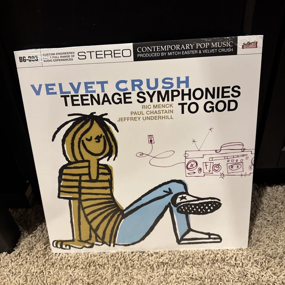 velvet crush TEENAGE SYMPHONIES to GOD vinyl LP record creation