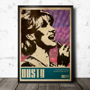 Dusty Springfield Art Poster Music Soul Funk Otis Redding - Picture 1 of 1