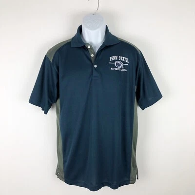 OVB Penn State Mens Polo Shirt Size Medium Nittany Lions Navy Blue Short Sleeve - Image 1 of 4