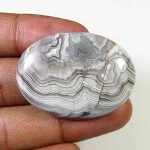 Natural Crazy Lace Gemstone Oval Loose 37x27mm Crazy Lace Agate Cabochon CR-85 - Bild 1 von 9