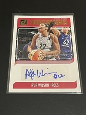 A'JA WILSON 2019 Panini Donruss GOLD PRESS PROOF Signature Series Auto WNBA /199