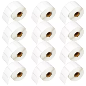 12Rolls Jewelry Price Tag 1500 Labels 3/8" X 3/4" for Dymo 30299 LabelWriter 4XL - Picture 1 of 23