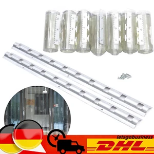 PVC Streifenvorhänge Lamellenvorhang für Industrie,Pferdestall Kuhstall 7 Stk - Bild 1 von 12