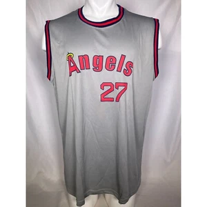 Mike Trout #27 Los Angeles Angels SGA 7/29/22 Sleeveless Tank Jersey Men's XL - Picture 1 of 10