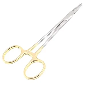 AA Pro: T/C Mayo Hegar Needle Holder 5.5" Serrated Dental Surgical Instruments - Picture 1 of 4