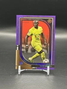 SADIO MANE 2022/23 TOPPS MUSEUM CHAMPIONS LEAGUE #57 PURPLE /99 BD7330 - Picture 1 of 2
