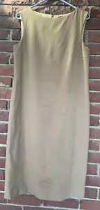 Vintage Michael Kors Bergdorf Goodman Dress Womens size 8 100% Camel Hair Sheath - Picture 1 of 9